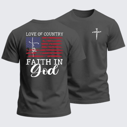 Heavyweight Cotton Tee - Faith In God