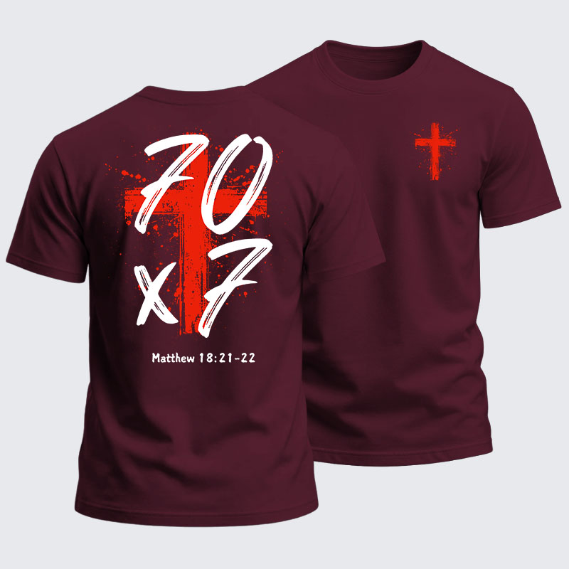 Heavyweight Cotton Tee - Matthew 18:21-22
