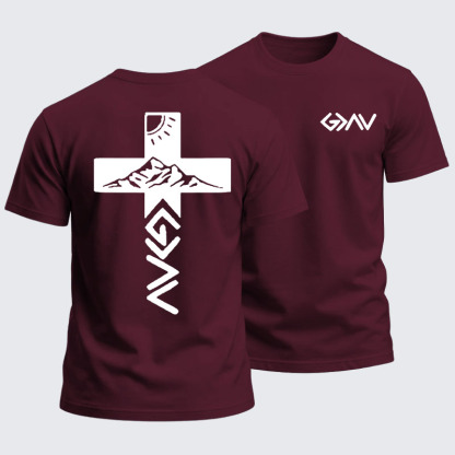 Heavyweight Cotton Tee -God is Greater than the Highs & Lows