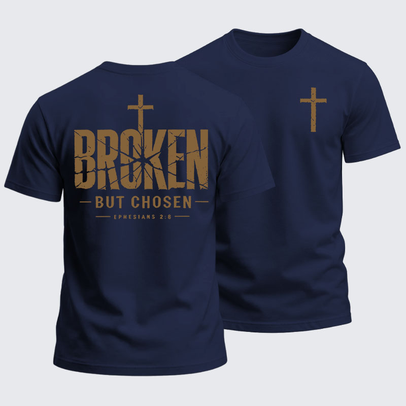 Heavyweight Cotton Tee - Broken But Chosen