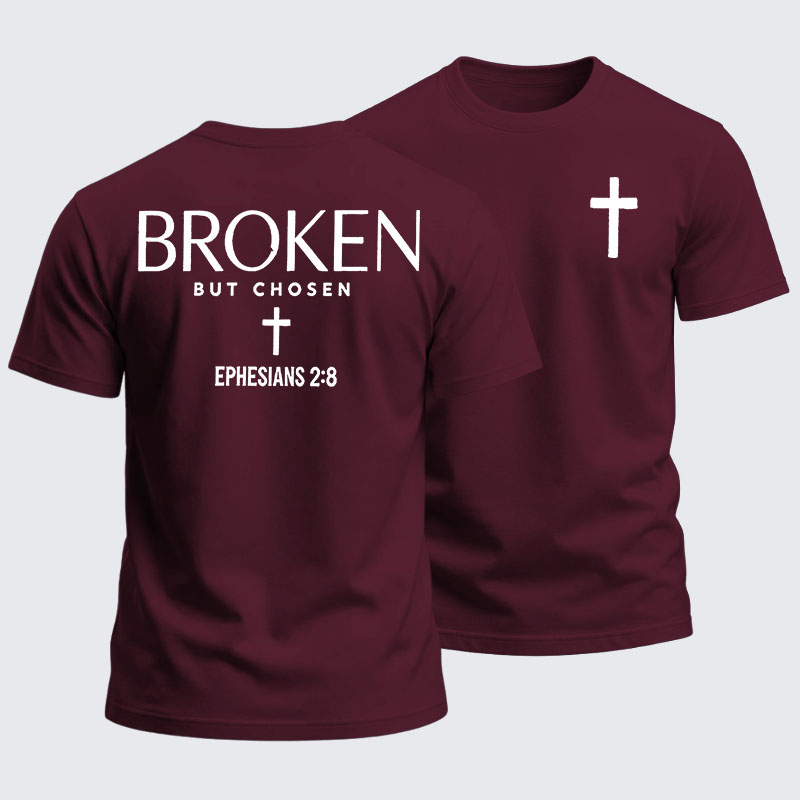 Heavyweight Cotton Tee - Broken But Chosen