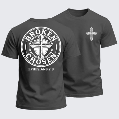 Heavyweight Cotton Tee - Broken But Chosen