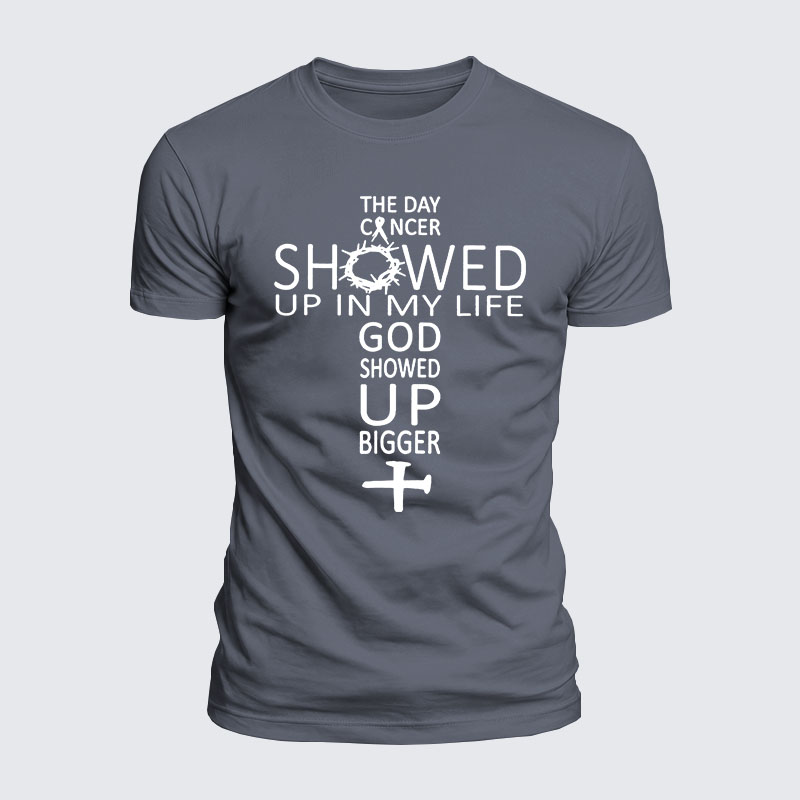 Luxe Mercerized Cotton Tee - The Devil Saw Me Until I Said Amen