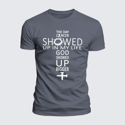Luxe Mercerized Cotton Tee - The Devil Saw Me Until I Said Amen