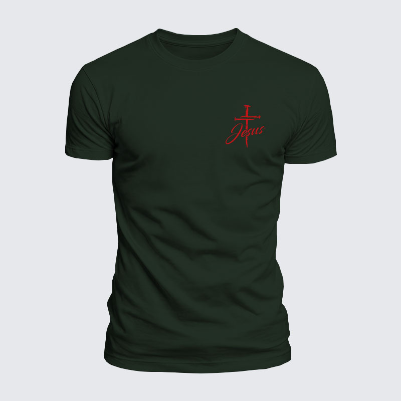Luxe Mercerized Cotton Tee - Red Cross Jesus