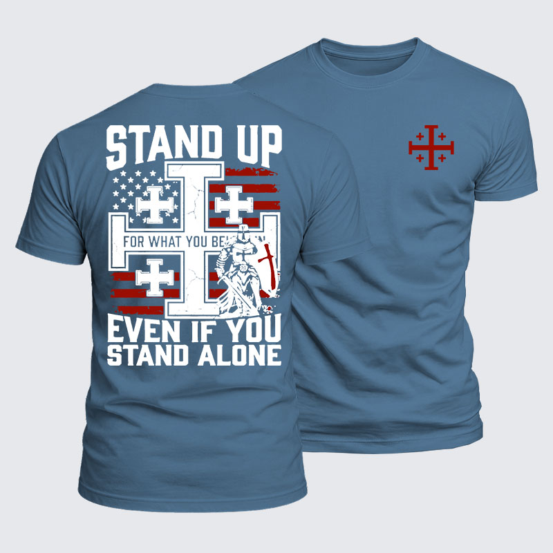 Luxe Mercerized Cotton Tee - Stand Up For What You Believe