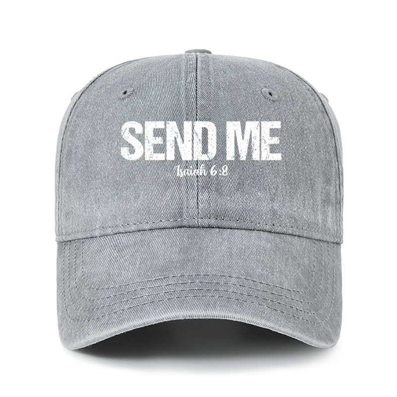Heritage Washed Cap - Isaiah 6:8 - SEND ME