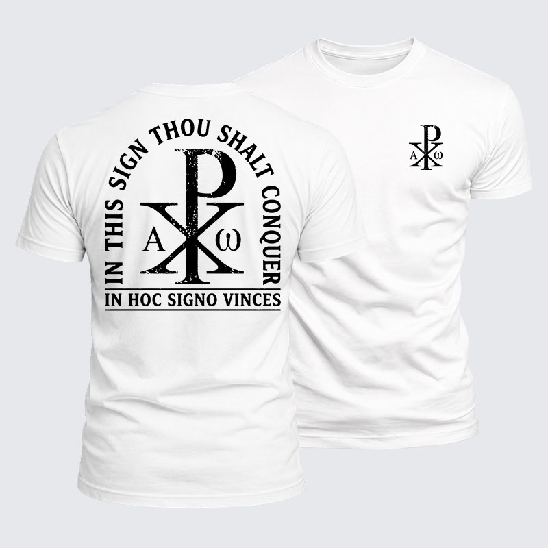 Luxe Mercerized Cotton Tee - In Hoc Signo Vinces 