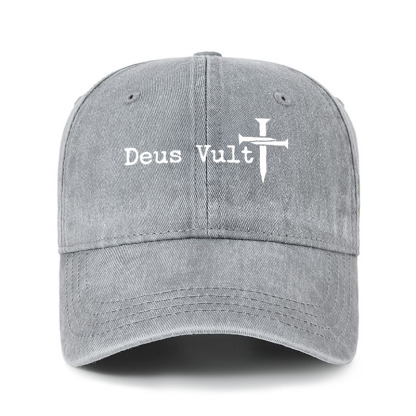 Heritage Washed Cap - Deus Vult 