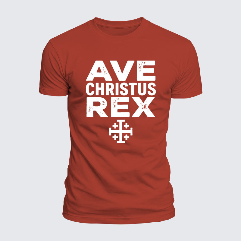 Luxe Mercerized Cotton Tee - Ave Christus Rex