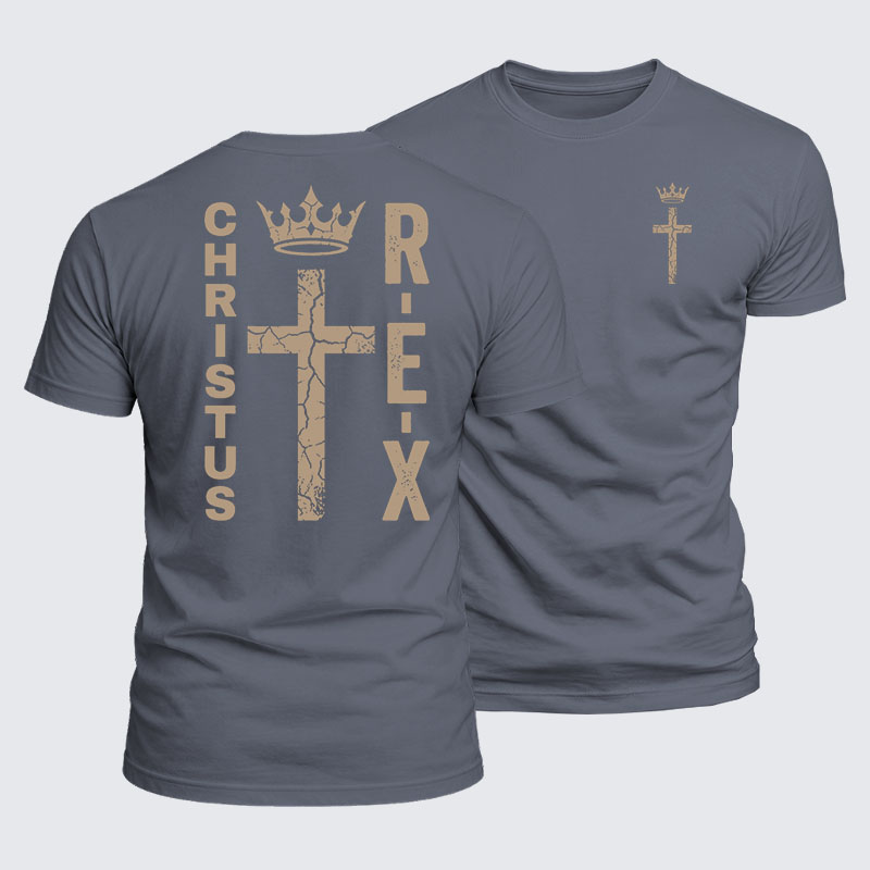 Luxe Mercerized Cotton Tee - Ave Christus Rex