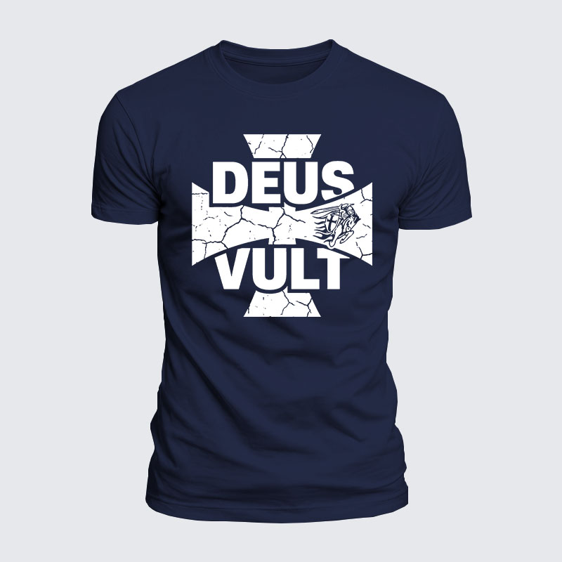 Luxe Mercerized Cotton Tee - Deus Vult