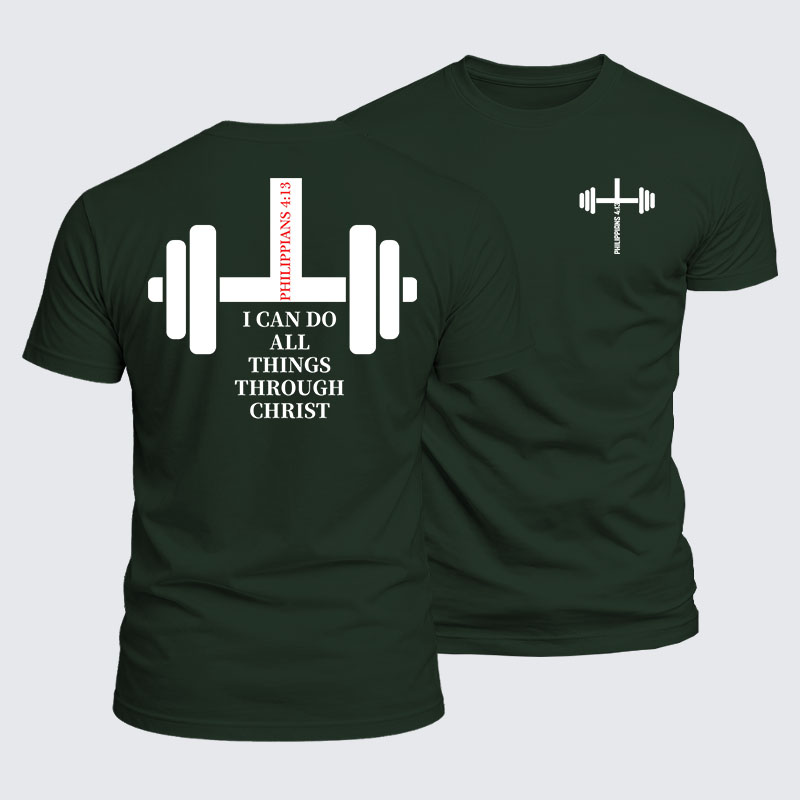 Luxe Mercerized Cotton Tee - Fitness Philippians 4 : 13