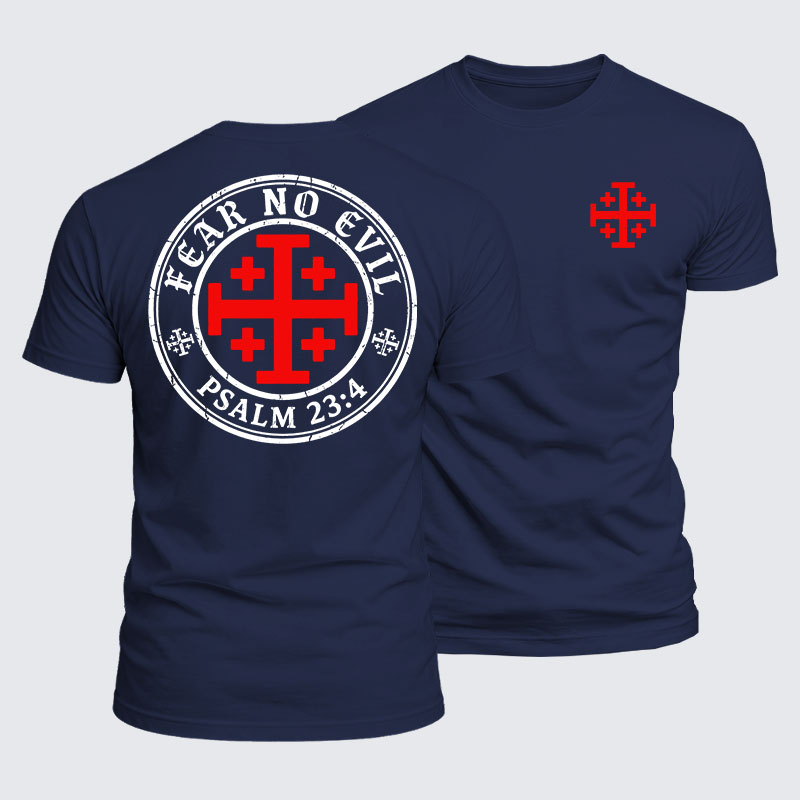 Luxe Mercerized Cotton Tee - Fear No Evil