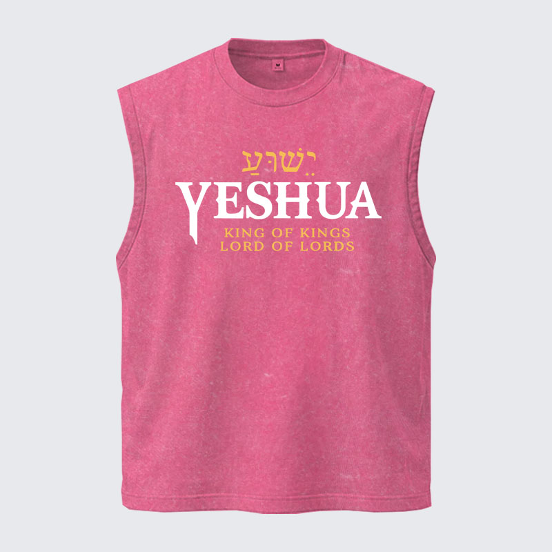 Washed Tank Top -  Yeshua King & Lord