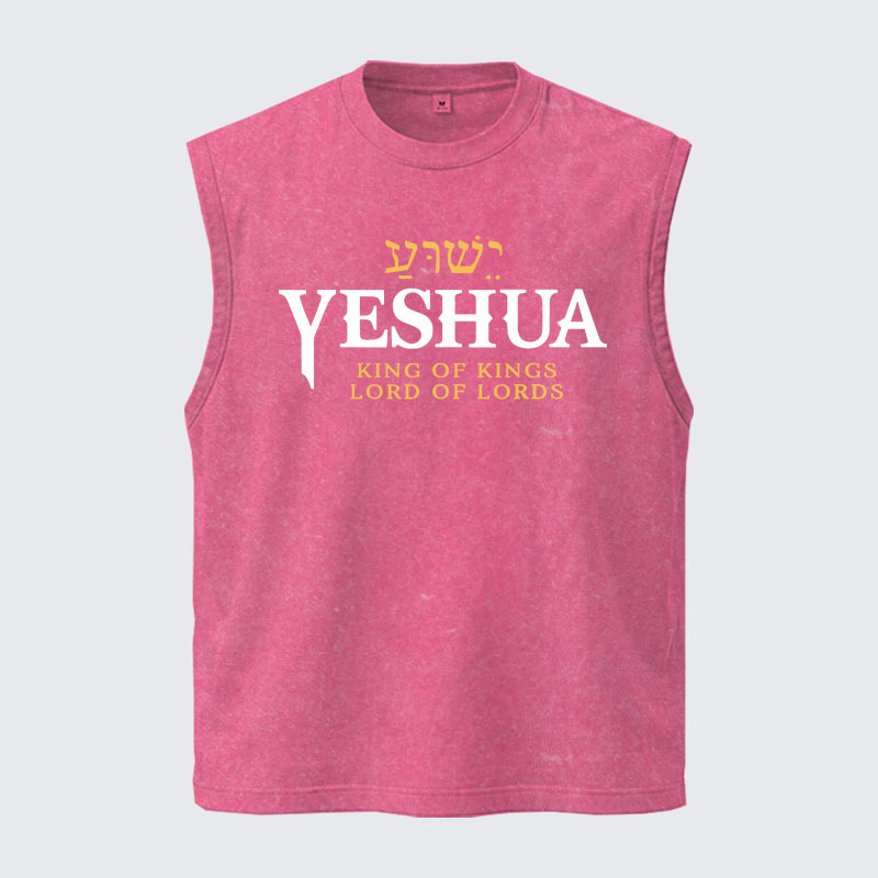 Washed Tank Top -  Yeshua King & Lord