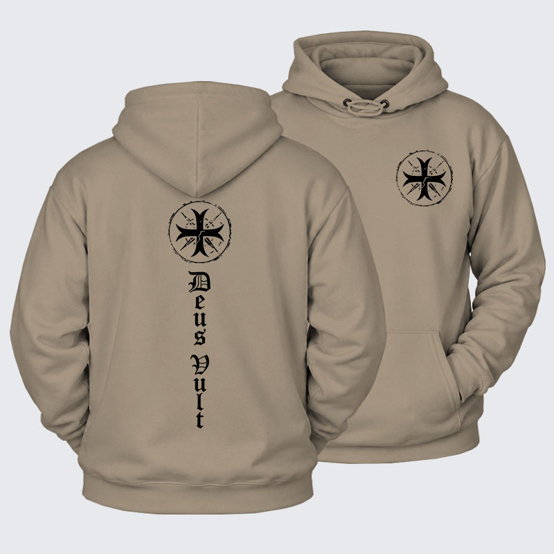 Plush Fleece-Lined Hoodie - Deus Vult