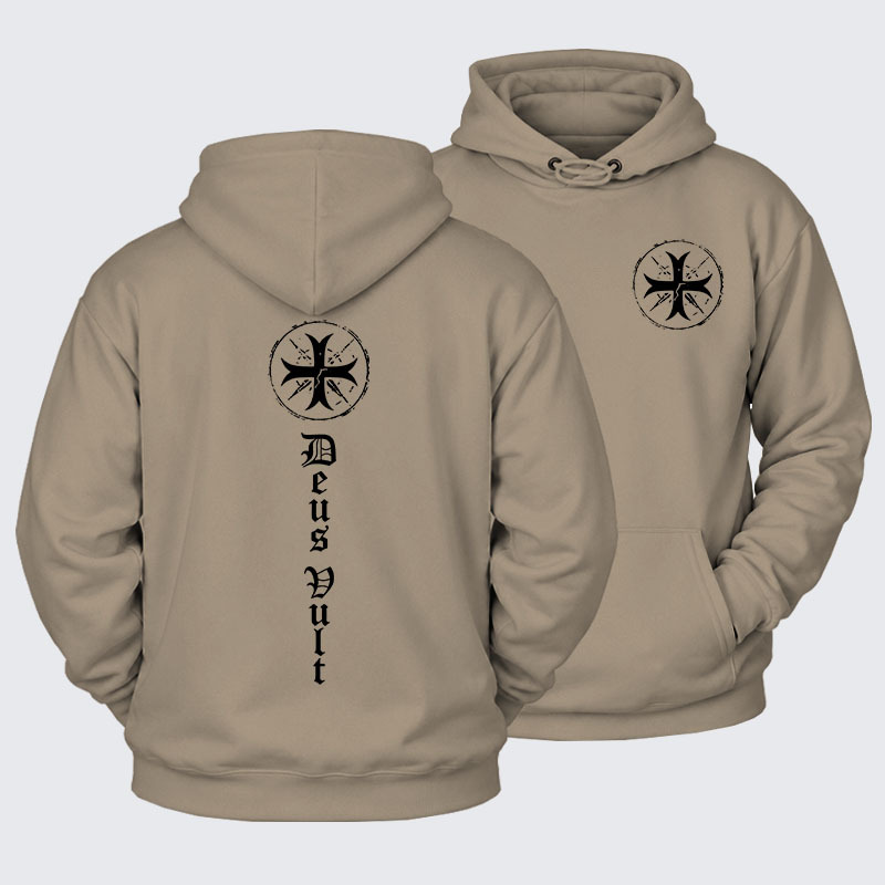 Plush Fleece-Lined Hoodie - Deus Vult