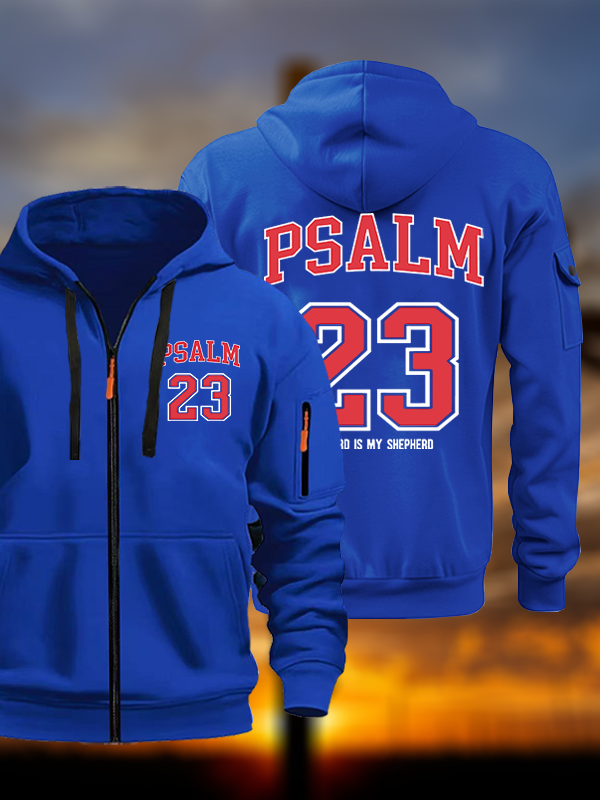 Psalm 23 Jesus God Christian Zipper Hoodies