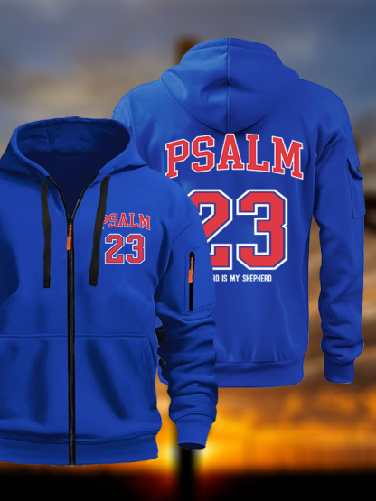 Psalm 23 Jesus God Christian Zipper Hoodies