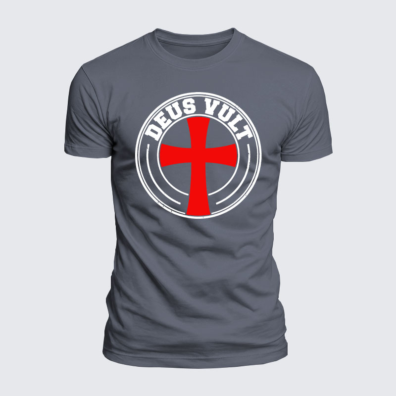 Luxe Mercerized Cotton Tee - Deus Vult