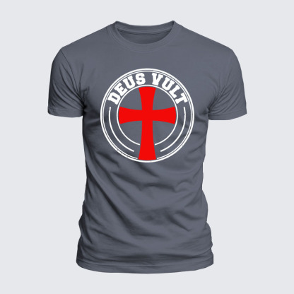 Luxe Mercerized Cotton Tee - Deus Vult