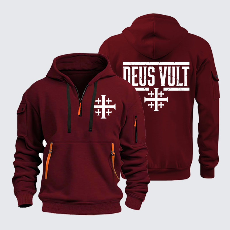 Zipper Hoodies - Deus Vult