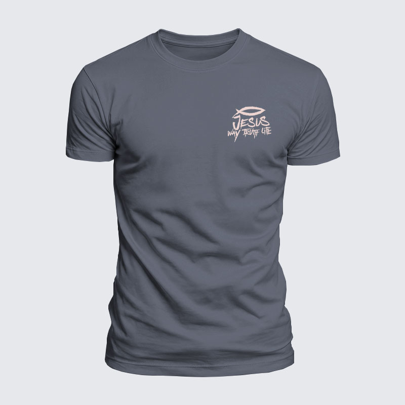 Luxe Mercerized Cotton Tee - Jesus Way Truth Life