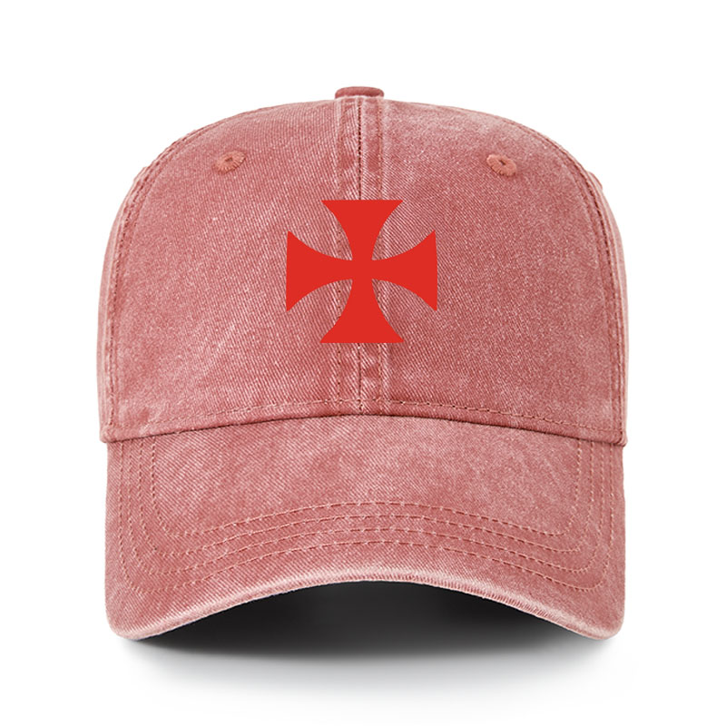 Heritage Washed Cap - Knights Templar Cross