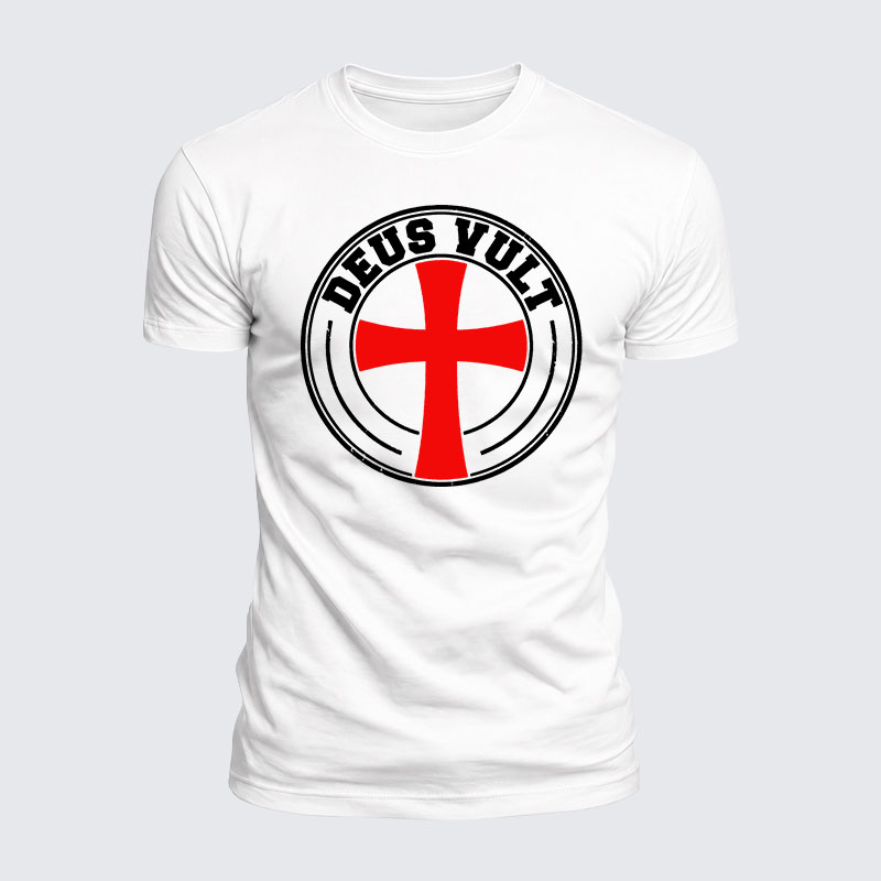 Luxe Mercerized Cotton Tee - Deus Vult