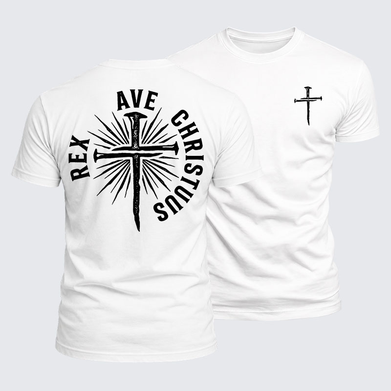 Luxe Mercerized Cotton Tee - Ave Christus Rex