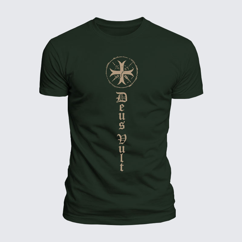 Luxe Mercerized Cotton Tee - Deus Vult