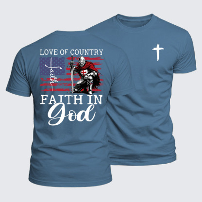 Luxe Mercerized Cotton Tee - Faith In God