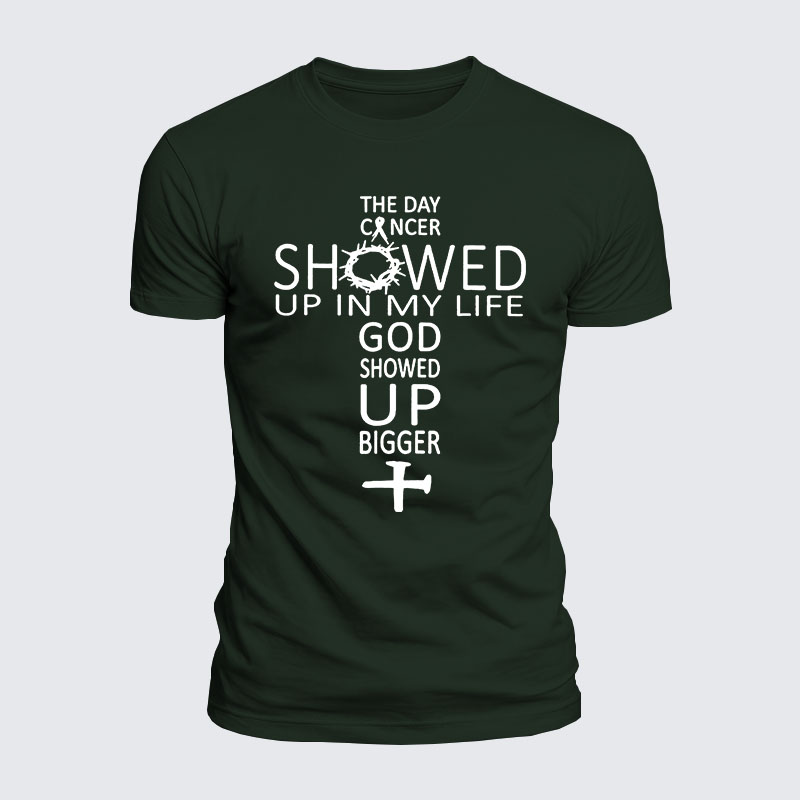 Luxe Mercerized Cotton Tee - The Devil Saw Me Until I Said Amen