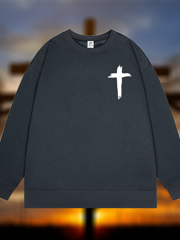 Cross Jesus God Christian Sweatshirt