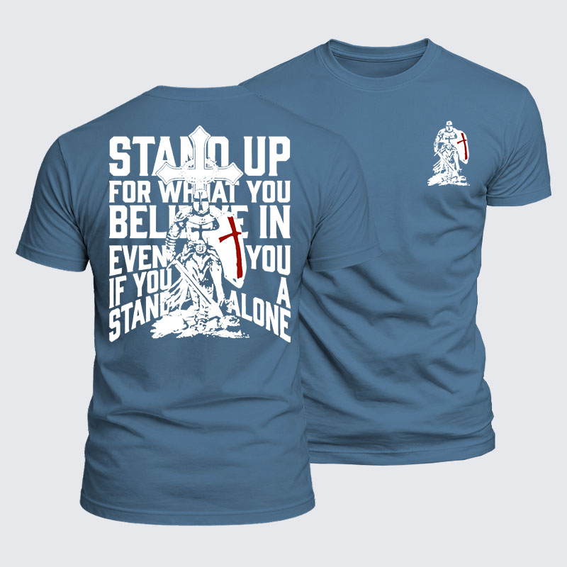 Luxe Mercerized Cotton Tee - Stand Up For What You Believe