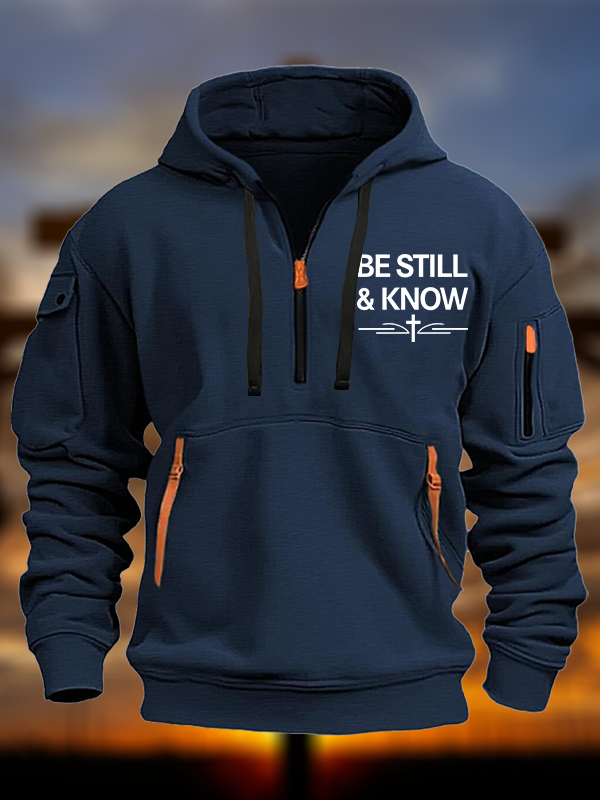 Be Still & Know Jesus God Christian Zipper Hoodies