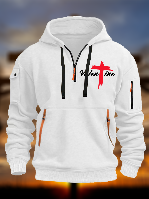 Valentine Jesus God Christian Zipper Hoodies