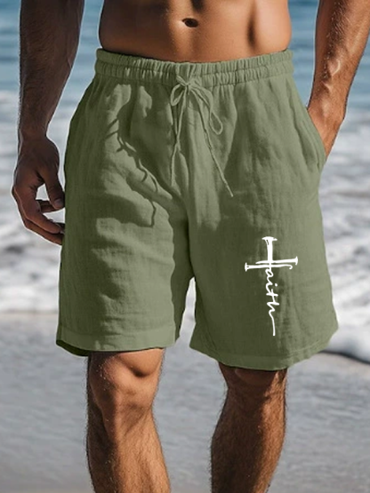 Cross Christian Beach Shorts