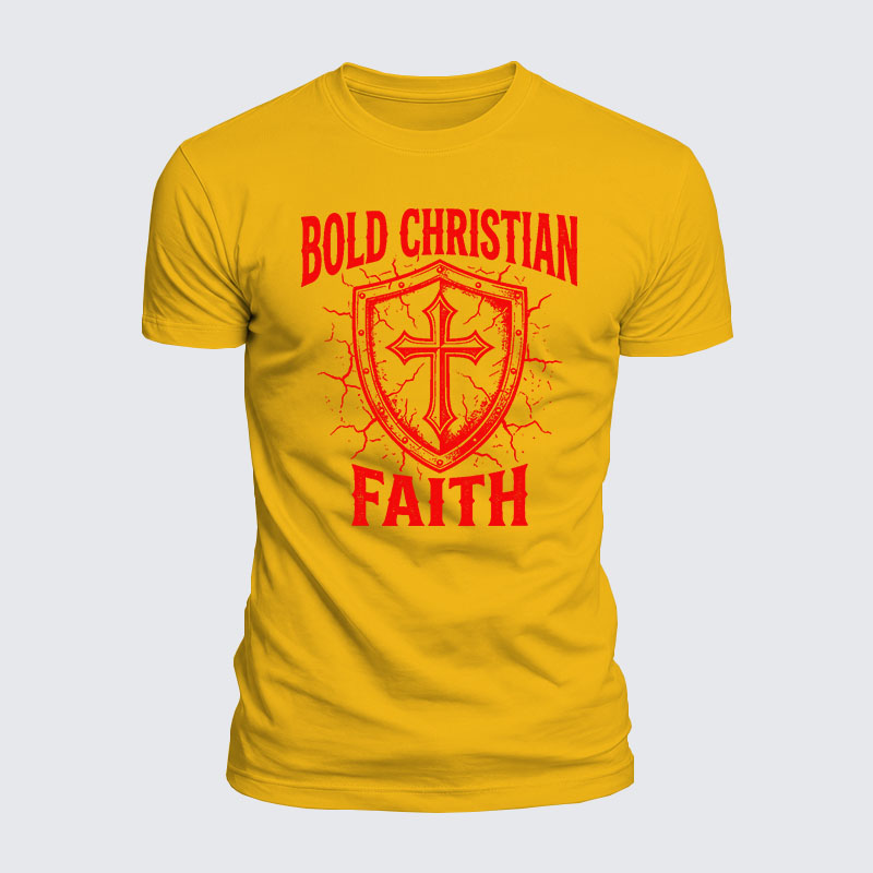 Bold Christian Jesus God Christian  – Luxe Mercerized Interlock Cotton Tee