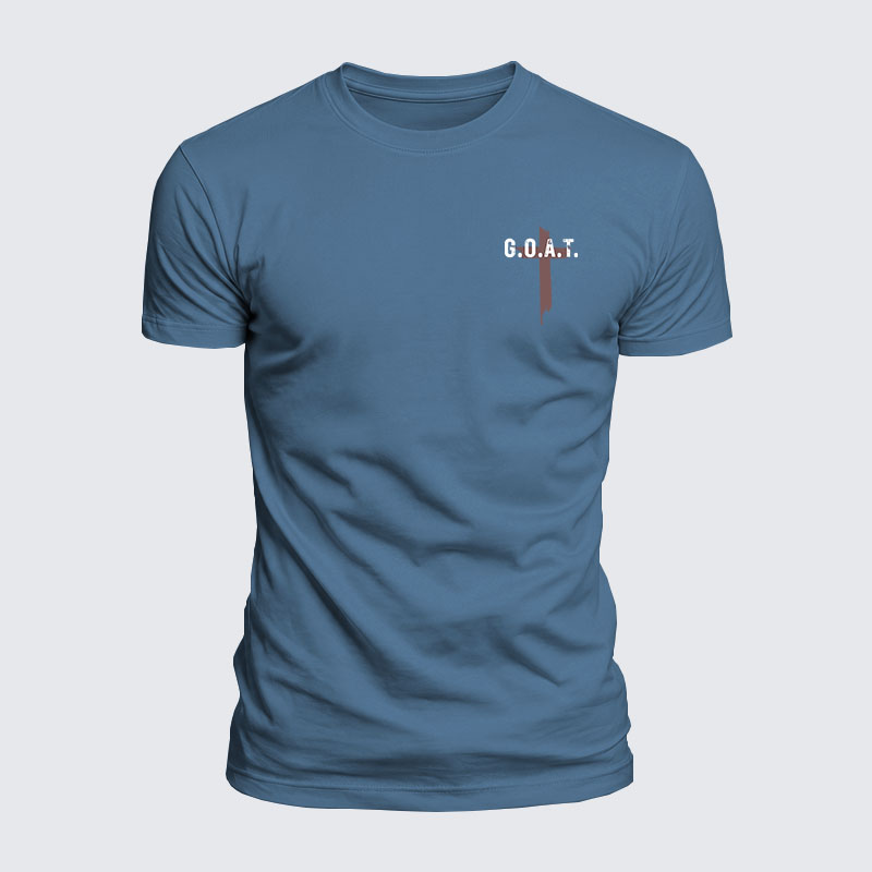 Luxe Mercerized Cotton Tee - Cross Lion