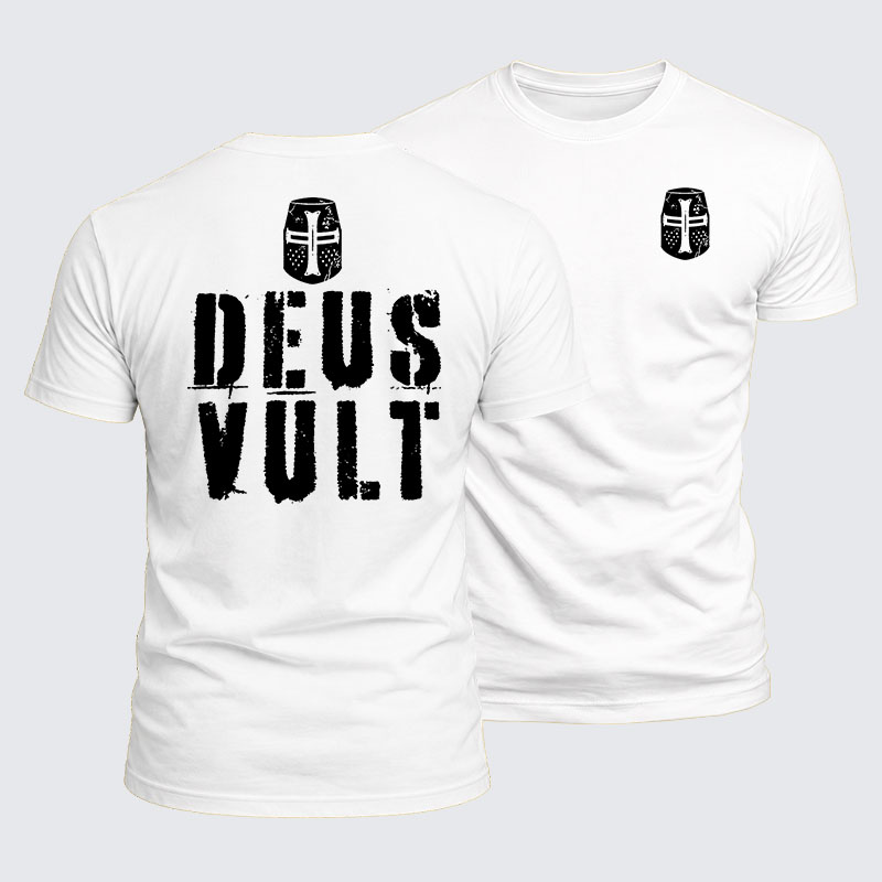 Luxe Mercerized Cotton Tee - Deus Vult