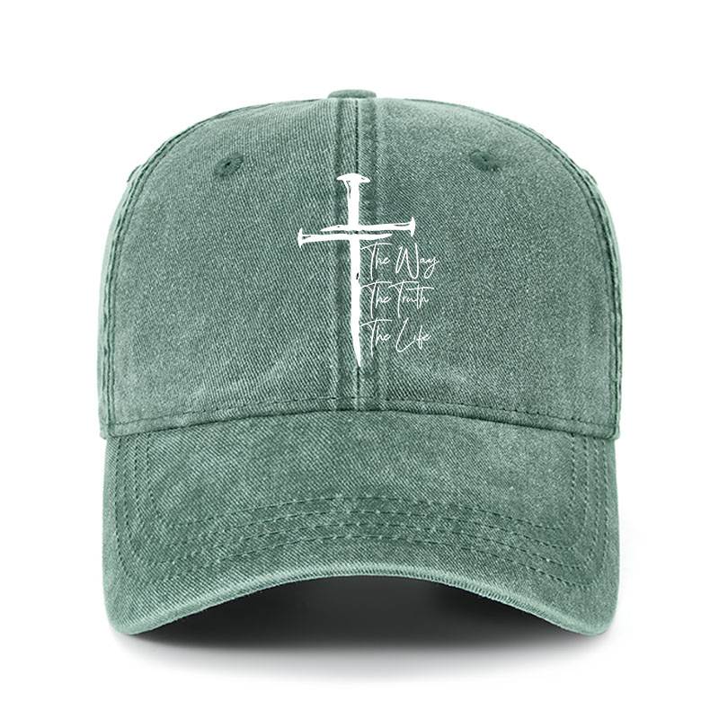 Heritage Washed Cap - The Way The Truth The Life
