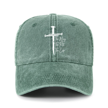 Heritage Washed Cap - The Way The Truth The Life