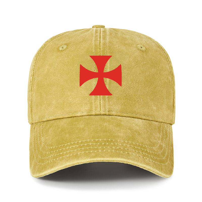 Heritage Washed Cap - Knights Templar Cross