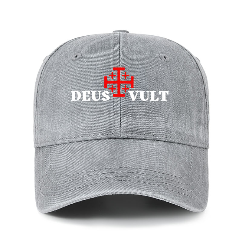 Heritage Washed Cap - Deus Vult