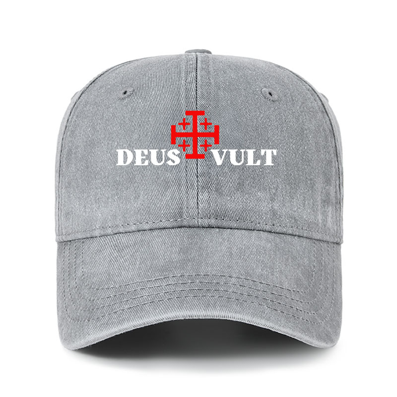 Heritage Washed Cap - Deus Vult