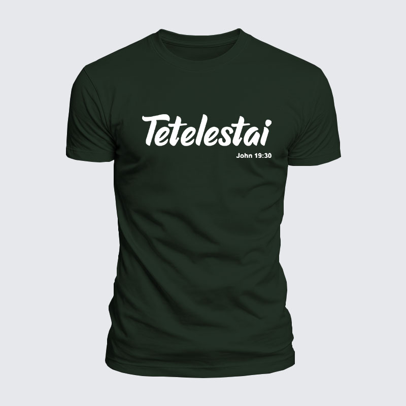 Luxe Mercerized Cotton Tee - Tetelestai John 19 : 30