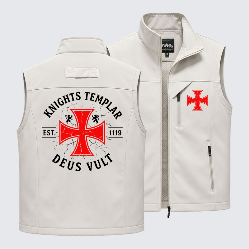 Knights Templar Deus Vult Outdoor Quick-dry Vest