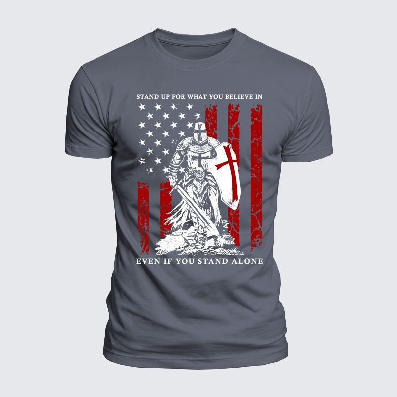 Luxe Mercerized Cotton Tee - Stand Up For What You Believe